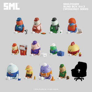 Sticky Monster Lab｜WORKING 工作系列公仔-兩入組(盲盒隨機出貨