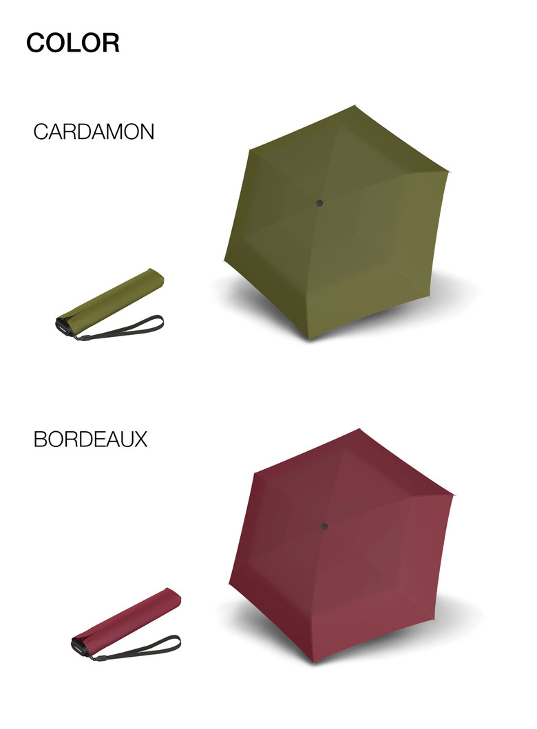 (複製)Knirps®德國紅點傘|US.050 極致輕量黑膠防曬手動傘-Black