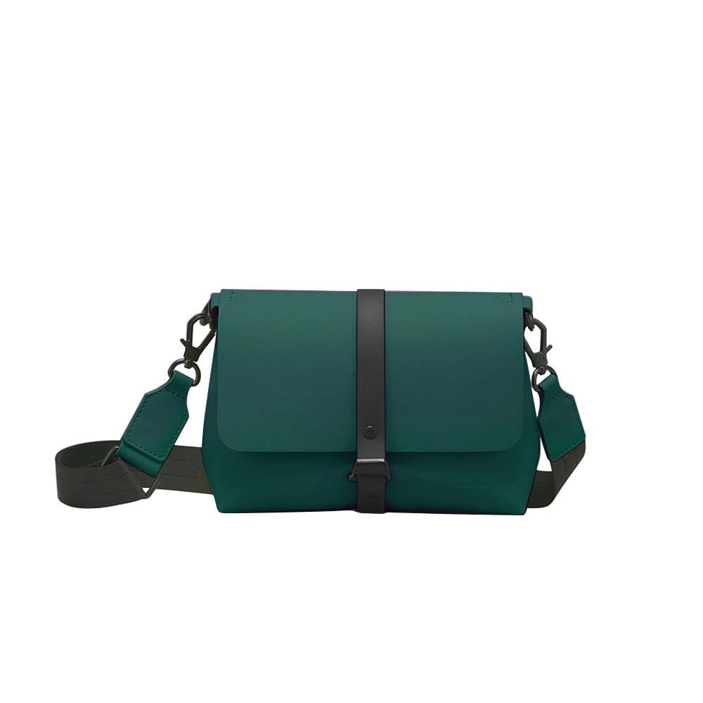 GASTON LUGA｜Splash Crossbody Bag 個性防水斜挎包- 孔雀綠| 有