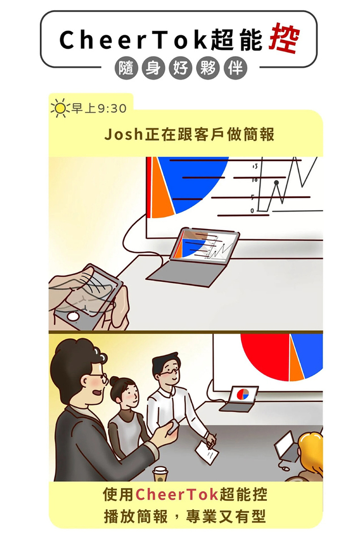 CheerDots｜CheerTok 全能智慧口袋迷你觸控板