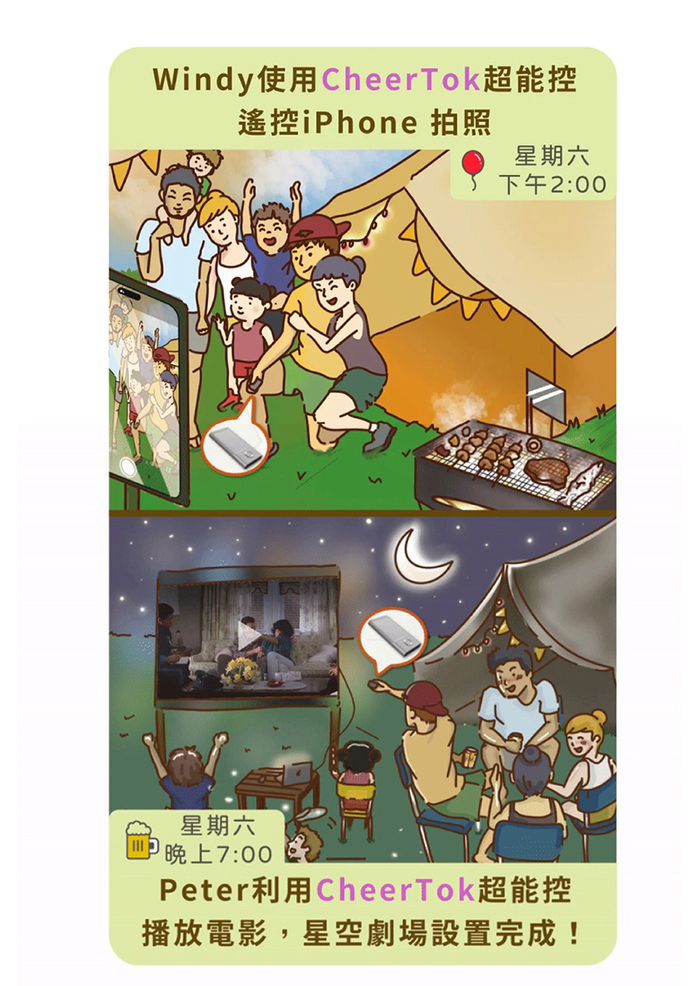 CheerDots｜CheerTok 全能智慧口袋迷你觸控板