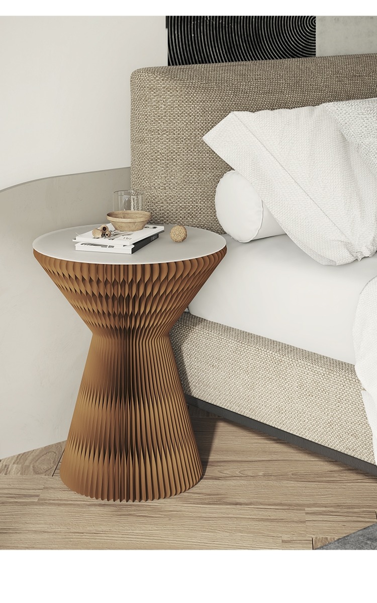 十八紙|沙漏桌几 37cm高 灰色