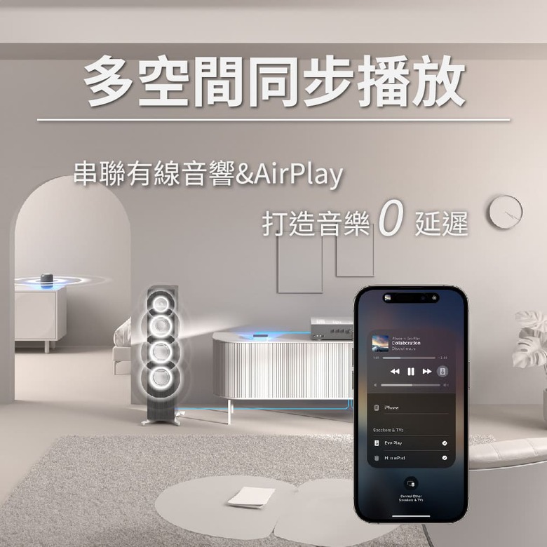 Eve Play - 音訊串流盒-支援Wi-Fi (2.4 /5GHz)